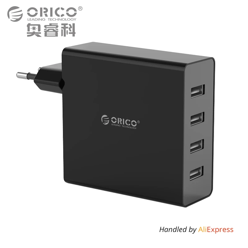 ORICO DCW 4U 4 Ports Wall USB Phone Charger 5V2 4A 4 6A30W Total Output Mobile