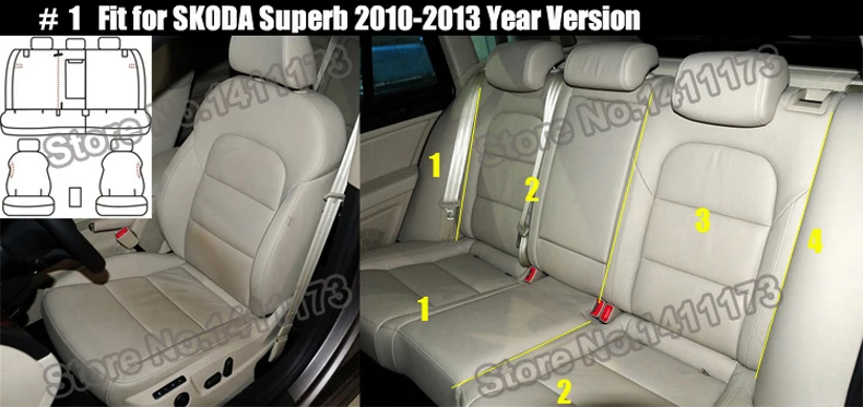 Чехлы для автомобильных сидений из натуральной кожи для Skoda Superb 2 2009 2010, защитное покрытие автомобильного сиденья, чехлы для автомобильных сидений, набор аксессуаров