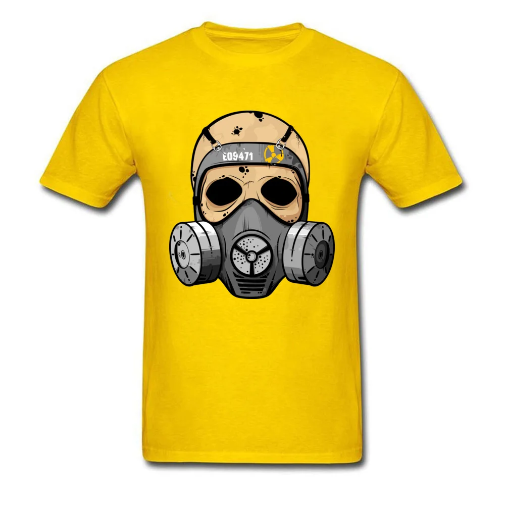 Gas mask skull_yellow