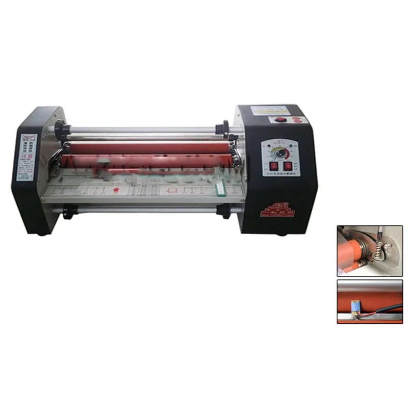 FM-480 paper laminating machine,cold and heating card laminating machine,110v 220V photo laminator