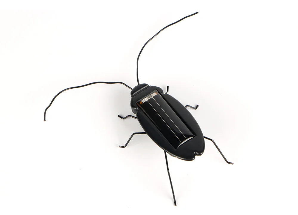 Новинка и кляп игрушки солнечной энергии Таракан насекомых жук обучающая игрушка подарок детские пластиковые насекомые солнечные игрушки