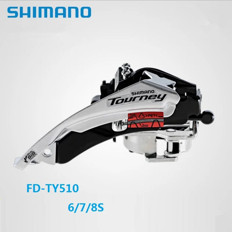 Велосипедные переключатели SHIMANO Tourney FD TY510 7/8 скорость 34 9 мм передний