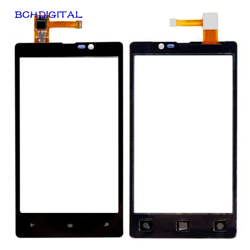 BCHDIGITAL N004 черный для Nokia Lumia 820 N820 сенсорный экран дигитайзер Датчик Переднее