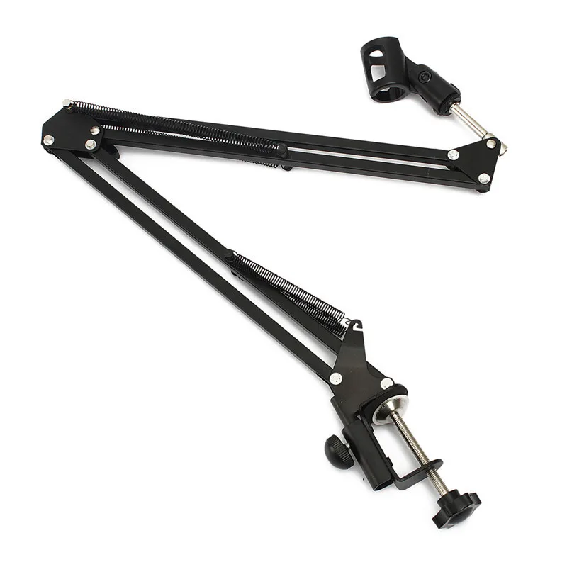 

Mic Suspension Boom Scissor Arm Stand Holder Professional Recording Microphone Studio Sound Broadcast