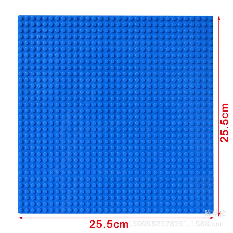 Kazi классические базовые пластины пластиковые кирпичи Baseplates конструктор совместимый с лего размеры строительные блоки строительные игрушки 32*32 точки - Цвет: Синий