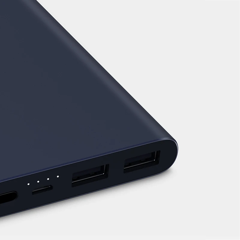 Внешний аккумулятор Xiaomi Mi Powerbank 2i 10000 мАч 18 Вт быстрая зарядка с двойным выходом USB