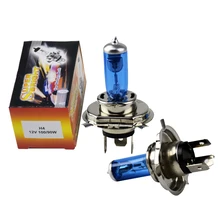 2 шт./пара холодный белый H4 100 Вт авто фары замена лампы светодиодные фонари DC12V 5000K