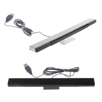 

Wii Sensor Bar Wired Receivers IR Signal Ray USB Plug Replacement for Nitendo Remote