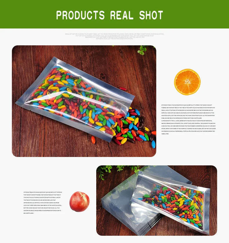 2 cosmetics food mask bag packaging storage powder dried fruit nut snack Candy powder tea Flat bottom mouth (4)