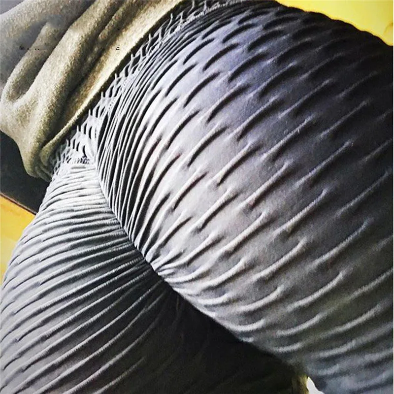 Svokor Fitness Feminino Leggings Poliéster Tornozelo-comprimento Respirável Calças Leggins Padrão Dobra Push up Legging 2 Svokor fitness feminino leggings poliéster tornozelo comprimento