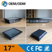 17″ industrial all in one pc touch screen computer 5*com intel d525 1.8GHz Resolution1280x1024 tablet pc 2GB RAM 32G SSD