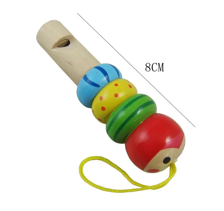 Детские звуковые игрушки мини животное Деревянный свисток гусеница рыба крокодил Обучающие, музыкальные игрушки для детей-разные стиль