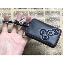 Стиль чехол из искусственной кожи для ключей автомобиля для Renault 3D кожаный чехол для ключа автомобиля модный Удобный Практичный чехол для ключей#137