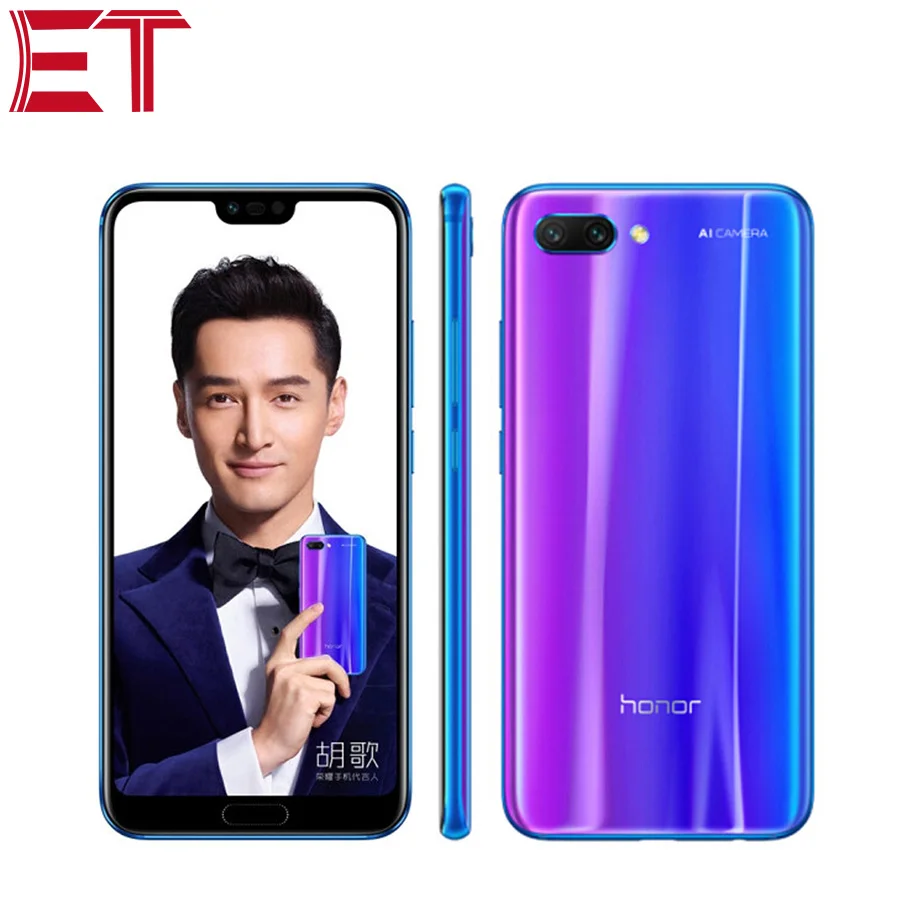 Оригинальный Новый Honor 10 4G LTE мобильный телефон экран 5 84 дюйма 6 ГБ ОЗУ 128 Гб ПЗУ