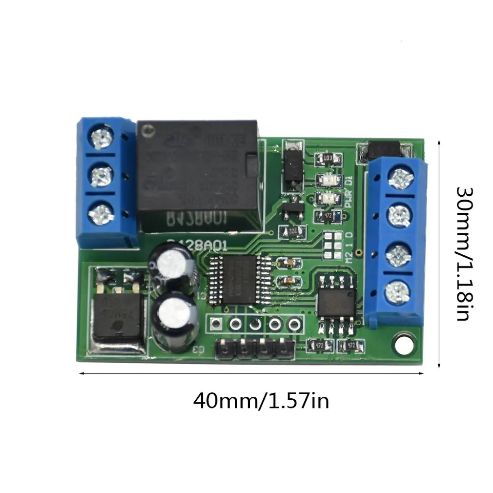 1 шт. 12VDC RS485 ttl RS232 последовательный порт реле UART Modbus Rtu переключатель PLC PTZ автоматизированная промышленность PLC умный дом