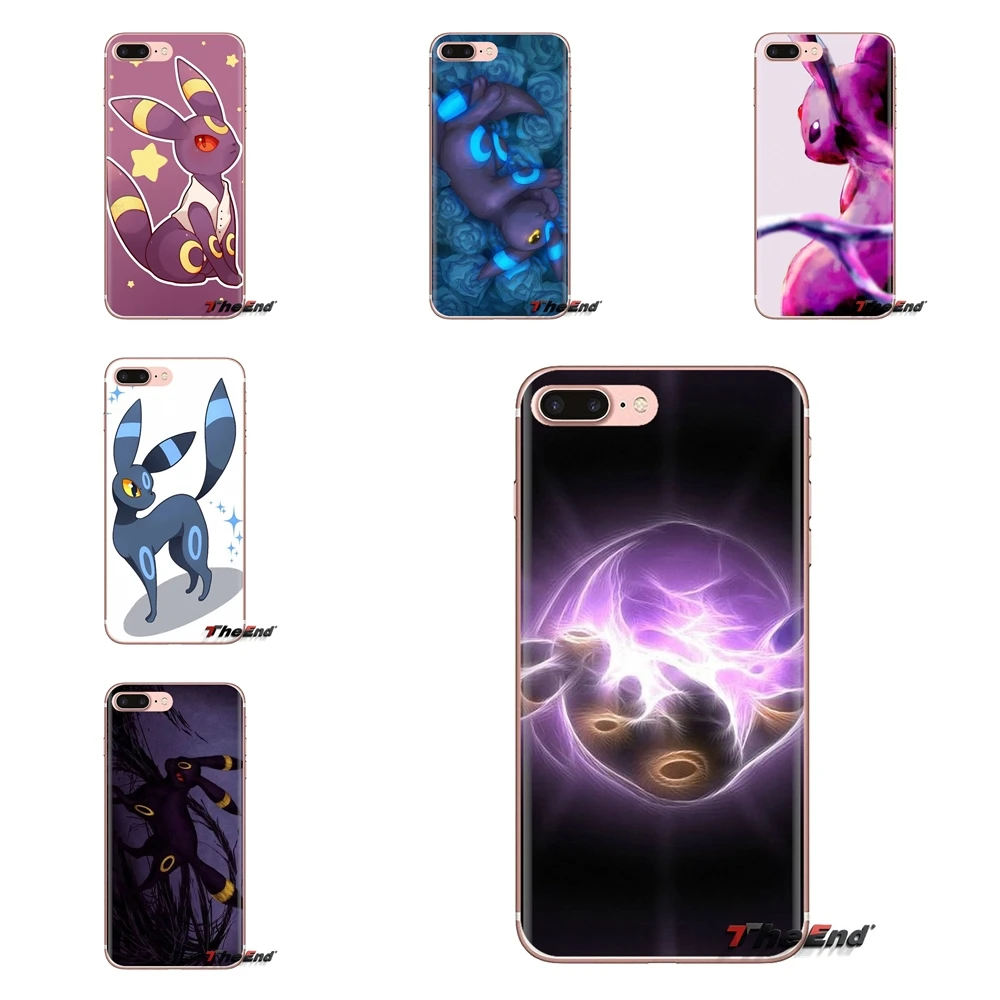 Soft Transparent Cases Covers pokemon mystic shiny Umbreon For Samsung Galaxy A3 A5 A7 A9 A8 Star A6 Plus 2018 2015 2016 2017 |