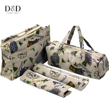

Hemp Portable Knitting Needles Storage Bags Yarn Storage Crochet Organizer Set Collapsible Sewing Tools Storage Bags Home Craft