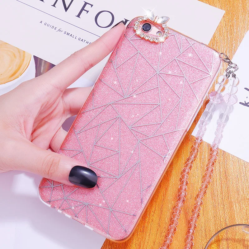 Роскошные Bling Rhinestone Ремешок Diamond Case Для BBK Vivo X7 плюс X9plus Y55 X9 Мобильного Телефона С