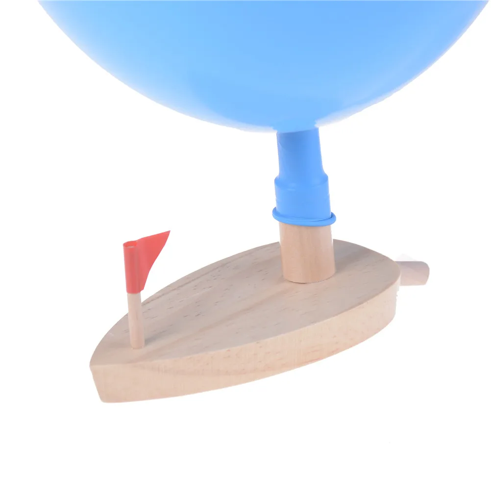 Воздушный шар Мощность лодка игрушки в Ванная комната Классические игрушки смешная игра деревянная Ванна игрушки подарок детские игрушки для купания