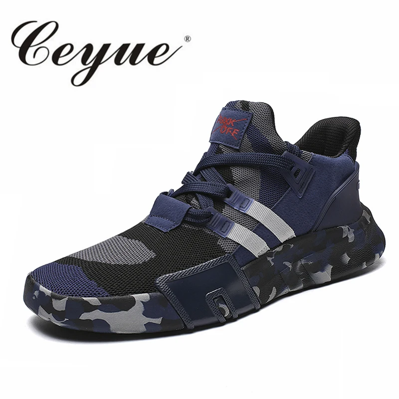 

Ceyue New Men's Running Shoes Big Size Sneakers Camouflage Lifestyle Sport Shoes For Outdoor Walking Jogging Training Gym Shoes