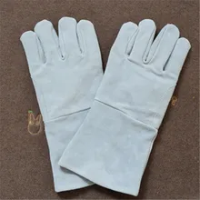 Кожаные электросварочные перчатки утолщенные водонепроницаемые ударопрочные сварочные перчатки против скальдинга износостойкие рабочие защитные перчатки