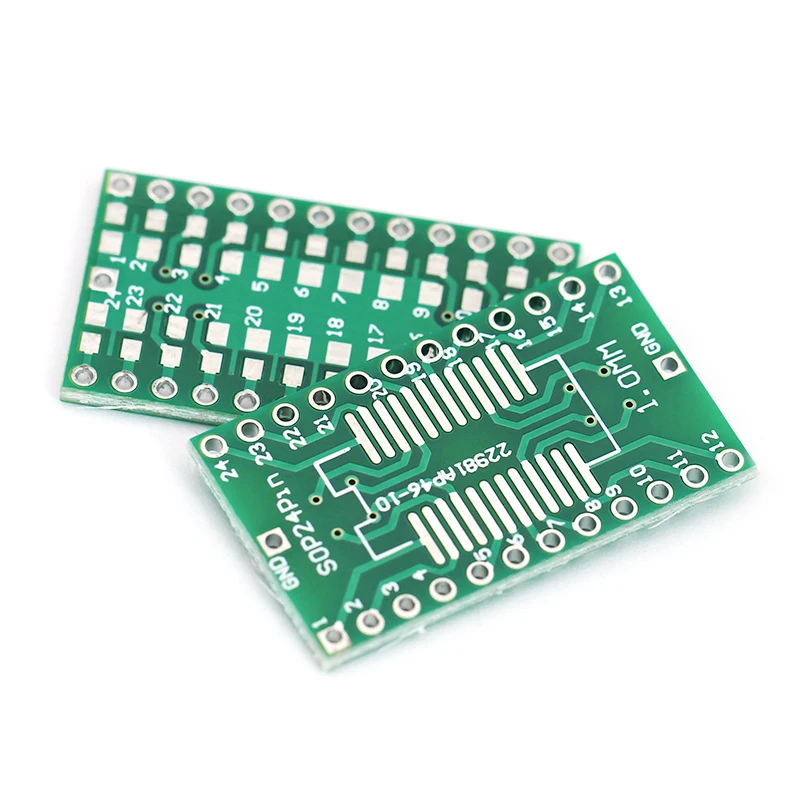 

5 PCS SOP24 adapter plate SSOP24 patch turns into the DIP 1.0 mm spacing