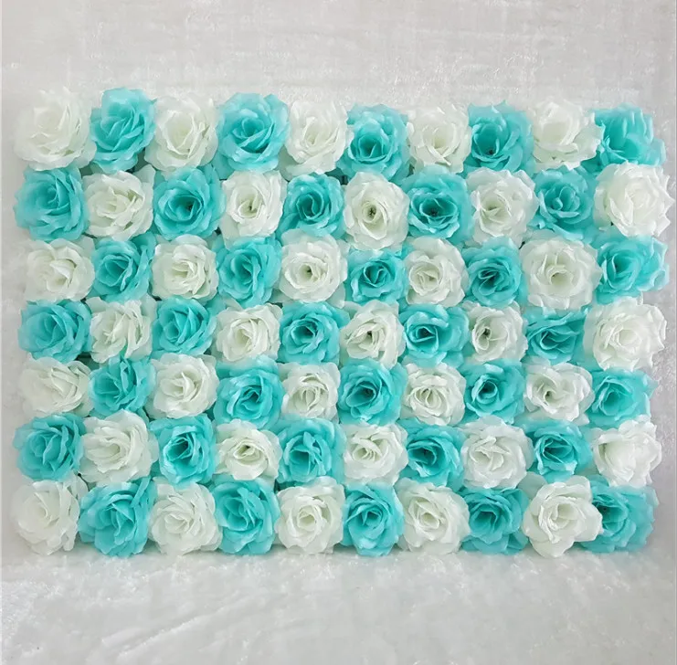

flower wall Silk rose tracery wall encryption floral background artificial flowers creative wedding stage 40*60cm