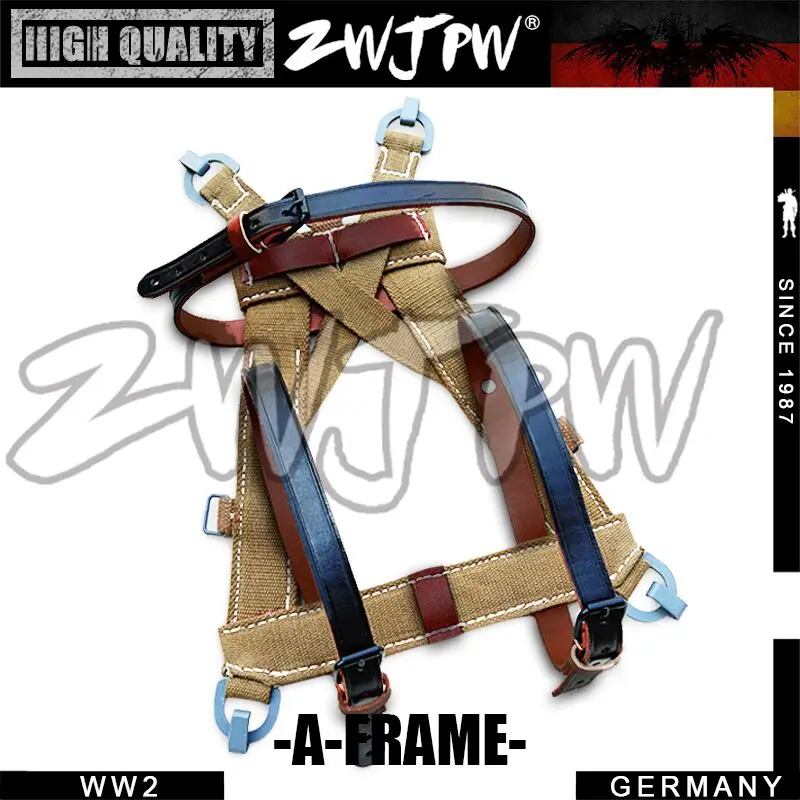 WW2 ARMY TROPICAL A-FRAME STRAPS SOLIDER BAG -DE/451545 | Спорт и развлечения