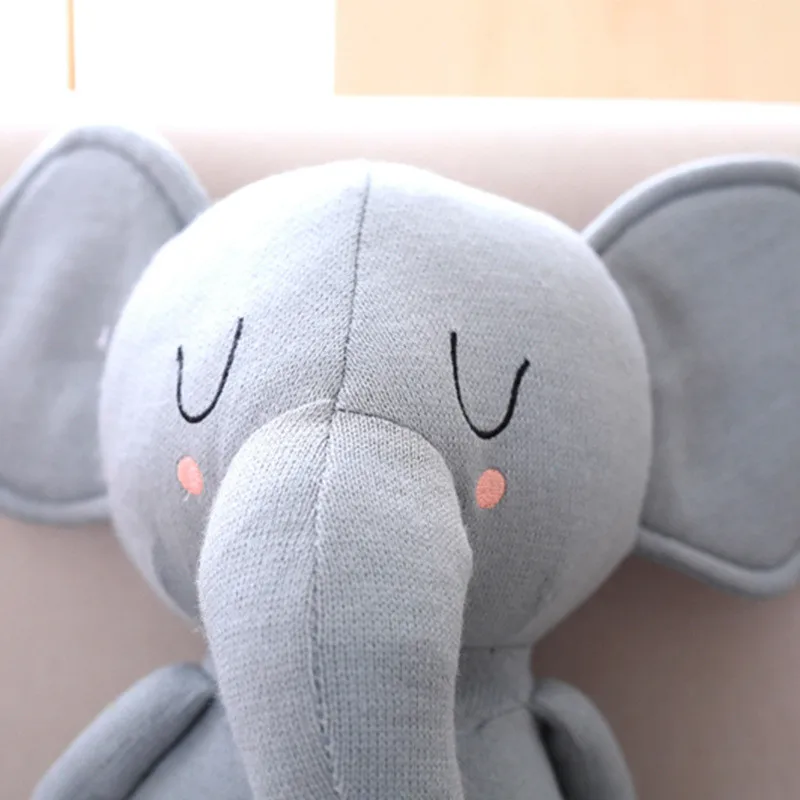 Cute Bunny Rabbit Elephant Plush Toys Cartoon Long Legs White Rabbits Gray  Elephants Baby Kids Sleeping Appease Dolls Friends Gift 50cm (2)