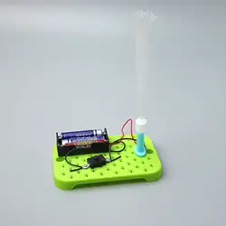 Светящиеся игрушки Дети научный эксперимент Дерево Красочные волоконные оптические фары DIY сборка игрушка маленький свет Рождественская