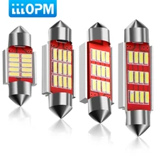 Автомобильный Стайлинг 31 мм 36 мм 39 мм 41 мм C5W C10W CANBUS безотказный автомобильный фестонный SMD 4014 светодиодный Автомобильный интерьер купольная лампа для чтения белого цвета