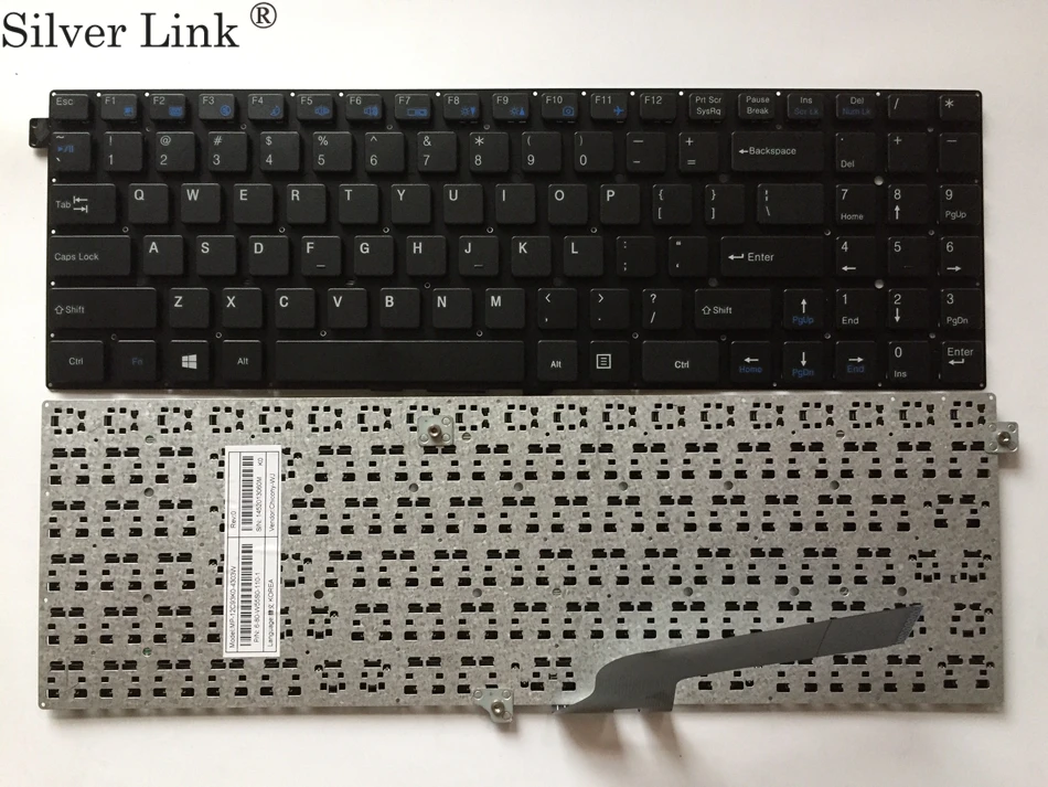 

US English FOR CLEVO W550 W550EU W550EU1 W550EU W550E Laptop Keyboard Laptop keyboard US layout