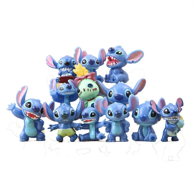 2017 Stitch Angka Mainan Anime Lilo Stitch Figuras ...