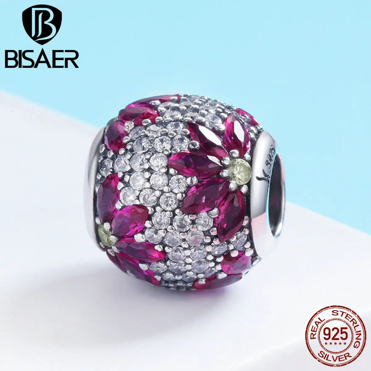 Genuine 100% 925 Sterling Silver Red CZ, Hot Maple Leaves Beads Fit Charms Silver 925 Original Bracelet Necklace Jewelry Genuine 100% 925 Sterling Silver Red CZ, Hot Maple Leaves Beads Fit Charms Silver 925 Original Bracelet Necklace Jewelry