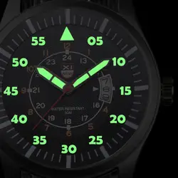 Для мужчин часы лучший бренд роскошных военных Для мужчин s кварц мужской часы армии часы черный циферблат Дата Роскошные спортивные