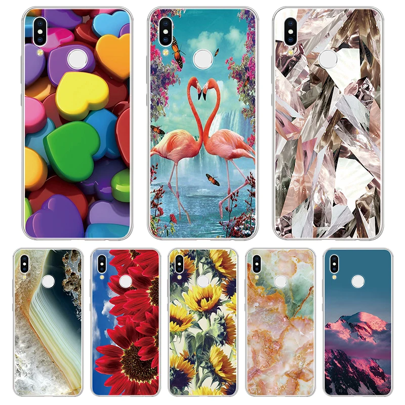 

Soft Marble Flower TPU Coque For Huawei Honor 8X 8C 8 View 20 10 9 Lite Play 8A 4C 4A 5X 5C 6X 6C 6A 7 7X 7C 7A Pro Cover Case
