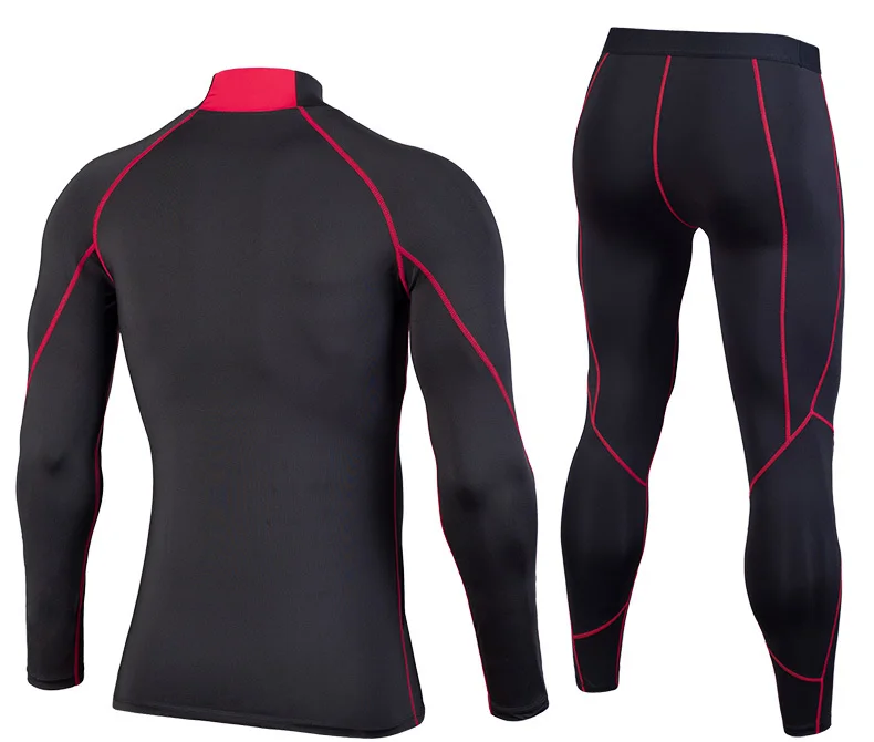 MMA Rashguard Fitness Running Shirt Men Rashguard Sportswear Male Long Sleeve Gym T Shirt Suits Crossfit Bodybuilding Men Shorts Mma (23)