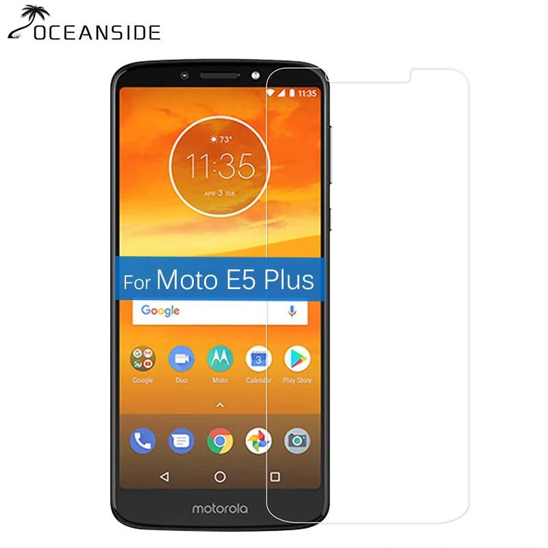 2 шт. для MOTOROLA MOTO E5 PLAY PLUS защита экрана из закаленного стекла 2.5D 9H Защитная пленка E