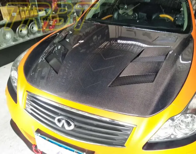 G37 Coupe Hood Bonnet Carbon Fiber Cf Front Engine Dsk G37 Coupe Hood Bonnet Carbon Fiber Cf Front Engine Dsk Design Tuning Parts Case For Infiniti 2008 2009 2010