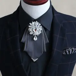 Mantieqingway Англия Стиль Женская лента воротник галстук бабочка для мужской костюм брак Регулируемый воротник Bowties Gravatas corbatas Галстуки