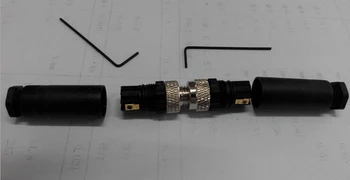 Cheap M8 3/4Pin Locking Connectors Aviation Plug Socket Male & Female Wire Panel Connector Adapters