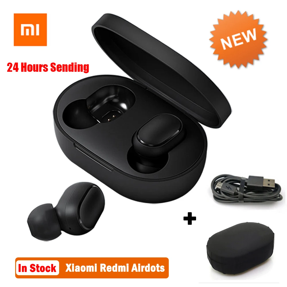 Online Xiaomi Redmi Airdots Xiaomi Trasduttore Auricolare Senza Fili di Controllo Vocale Auricolare TWS Bluetooth 5.0 Auricolare Riduzione Del Rumore Stereo di Controllo