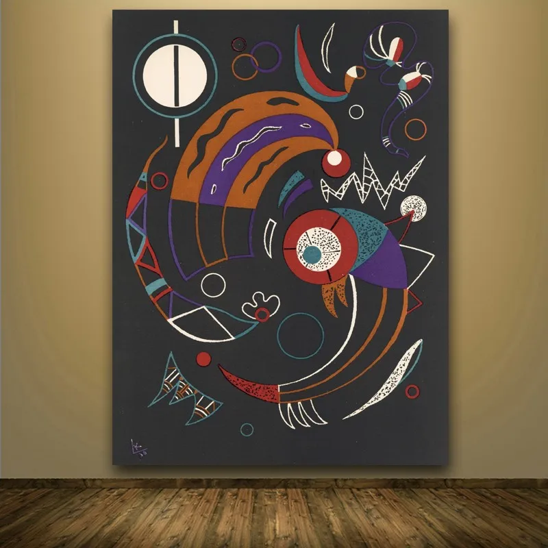 

Wassily Kandinsky Comets original lithograph painting Wall oil Painting picture painting on canvas for living room decoration