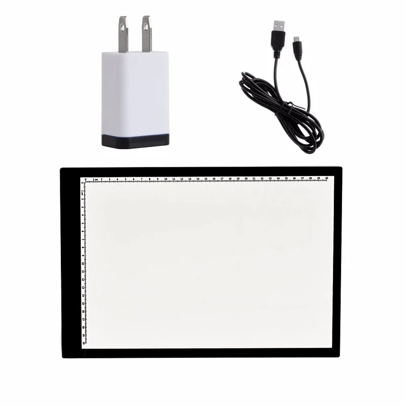 

2018 Artist LED Stencil writing Board Tattoo A4 Drawing Tracing Table Display Light Box Pad