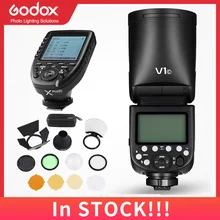 In Stock! Godox V1 Flash V1S V1C V1N V1F V1O TTL 1/8000s HSS lithium battery Speedlite Flash for Sony Canon Nikon Fuji Olympus