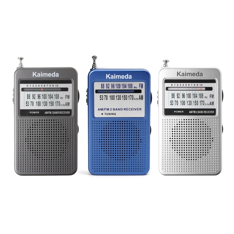 Новый портативный 2 полосный карманный радиоприемник AM/FM с цифровым дисплеем и