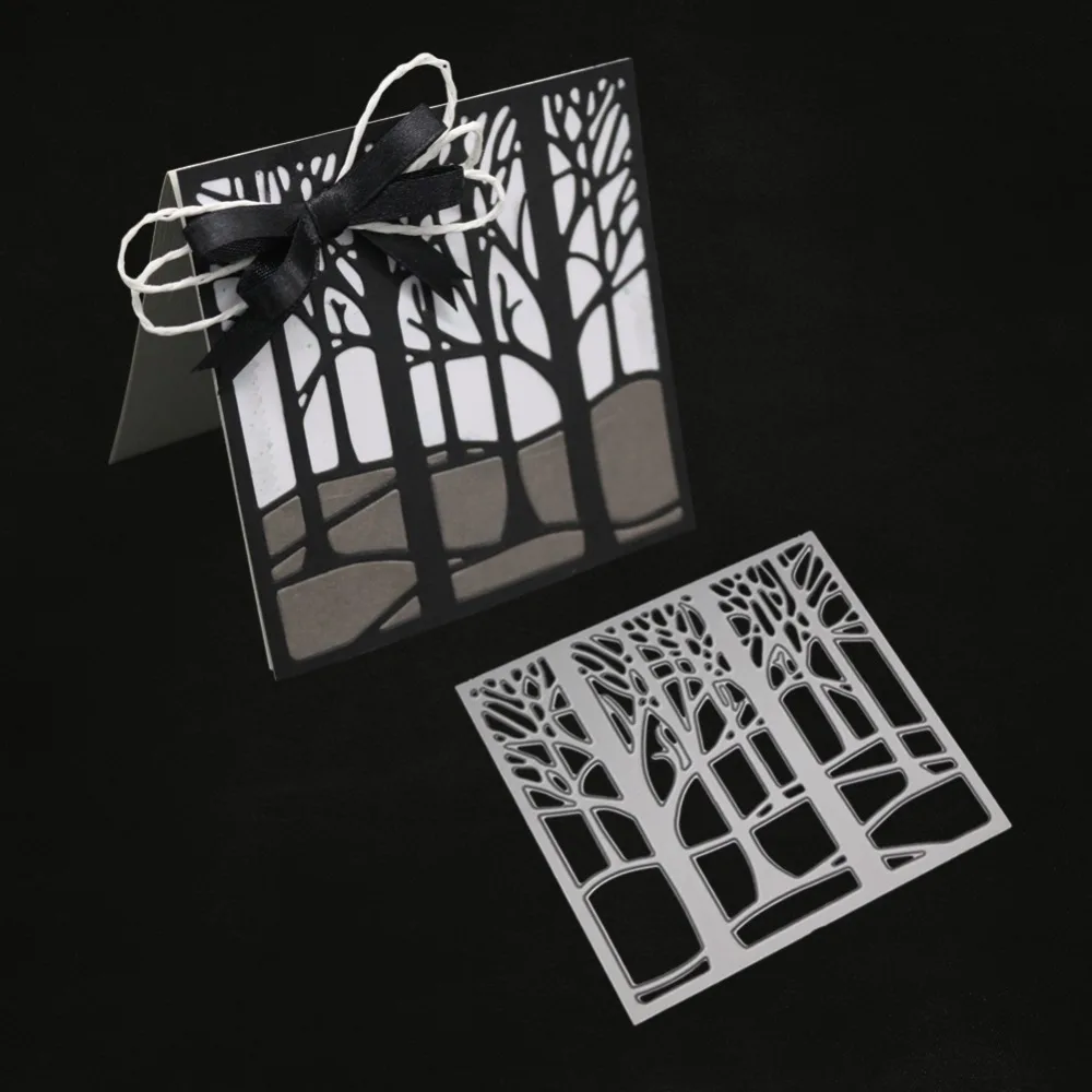 

Tree Set Metal Cutting Dies Stencil for DIY Scrapbooking Photo Album Embossing Paper Cards Decorative Craft New 2019