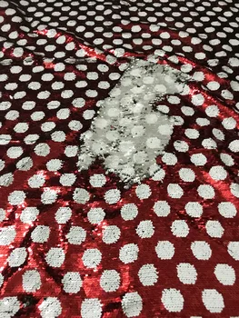

embroiderd lace fabric David-4.913 with sequins beautiful Nigerian sequins lace fabric for party dress