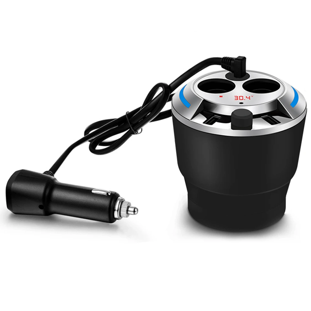 

ZNB01 3.1A Vehicle-mounted Dual USB Car Charger Cigarette Lighter Support intelligent Battery Voltage protection For car/truck