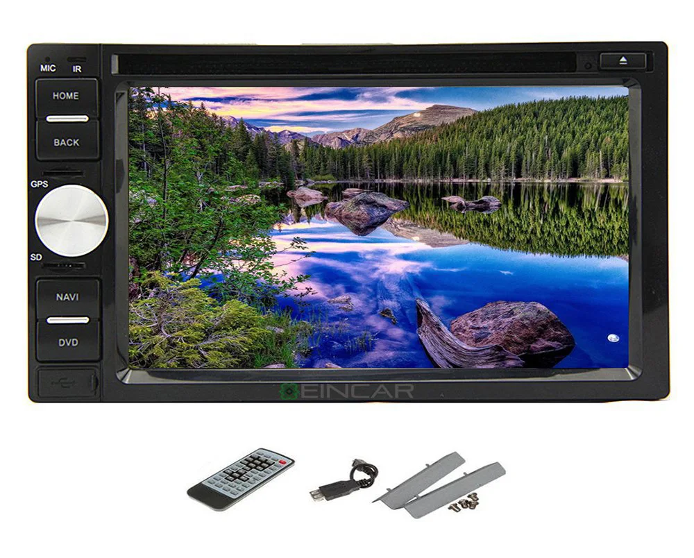 In dash Car DVD CD Player 2 DIN 6.2'' Touch Screen Car Stereo NON GPS